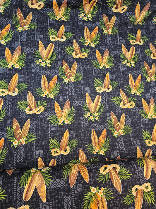 1651 Trans Pacific Textiles Big Surf Wednesday Black 0829167