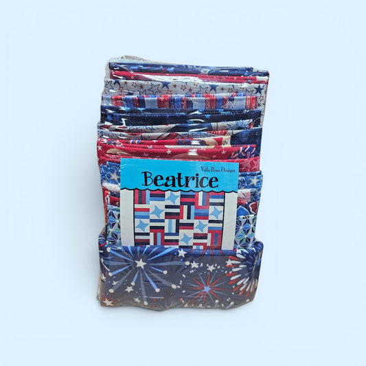 K6999B Beatrice Quilt Kit Finished Size 54"x72"
