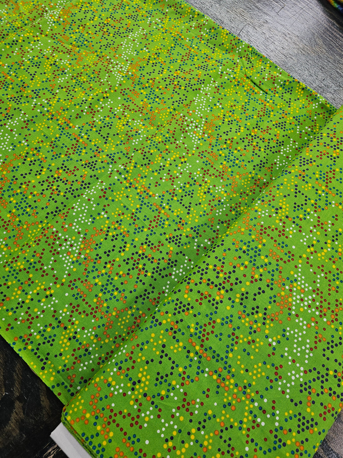 1156  Multi Dots on Green