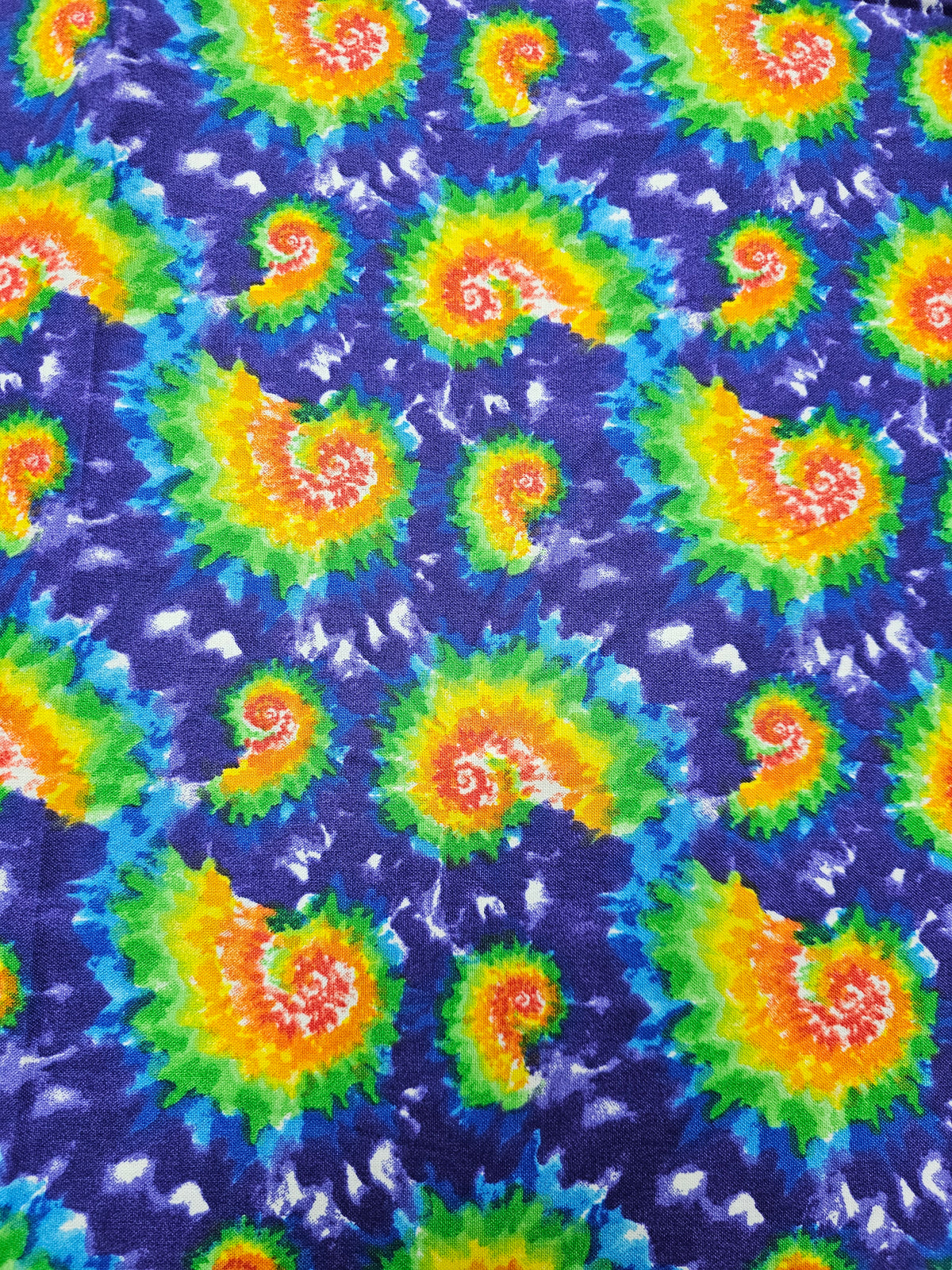 1164 Tie Dye Swirls on Purple