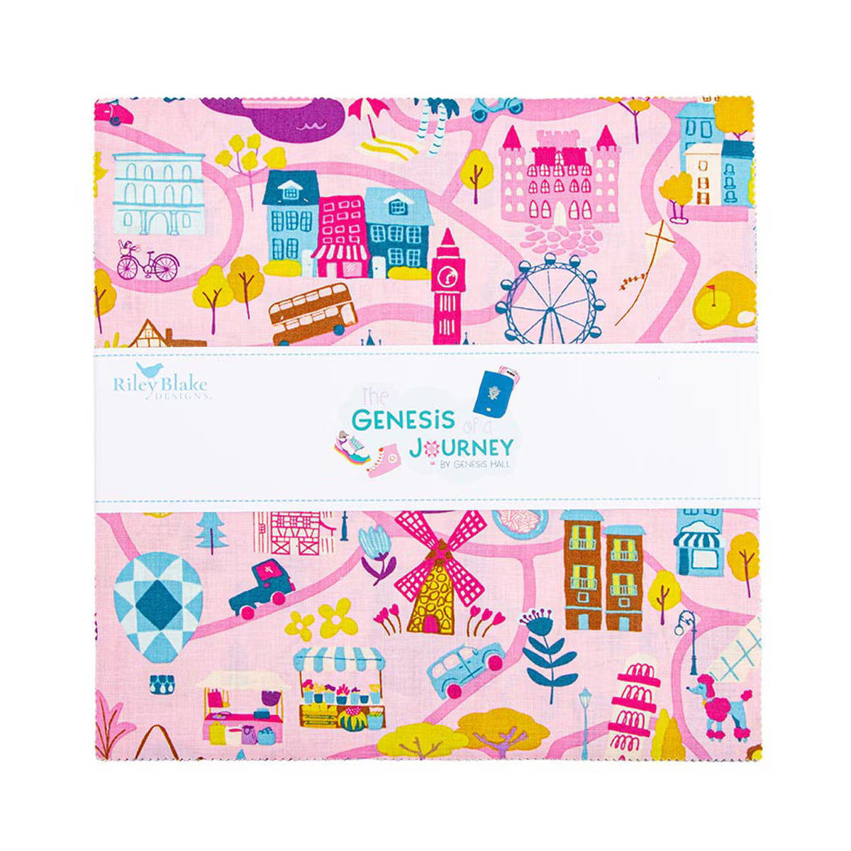 X2029 Riley Blake Designs The Genesis of a Journey 10" Stacker 42 pieces