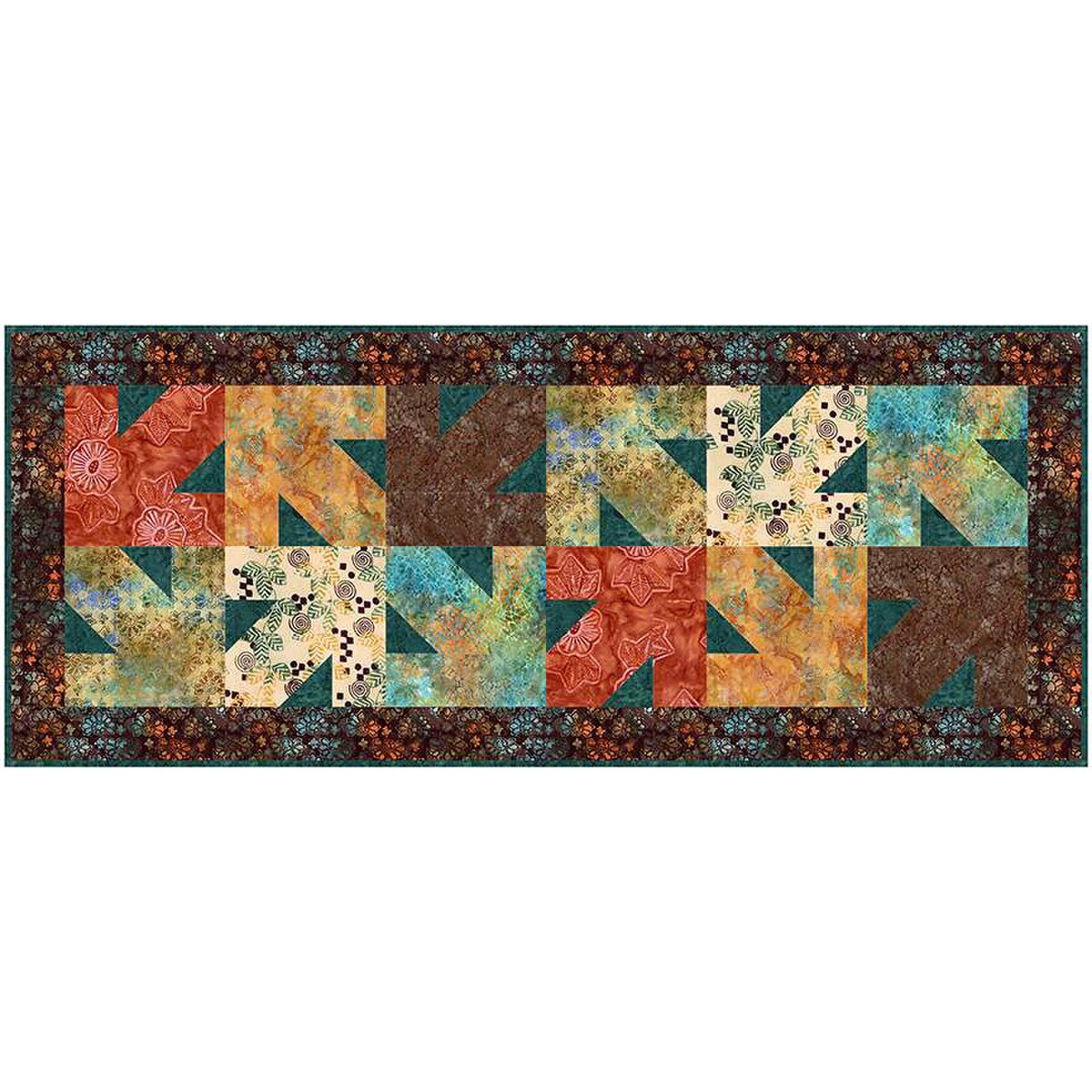 P2040 Summer's End 24" x 60" Table Runner Pattern by Villa Rosa Designs