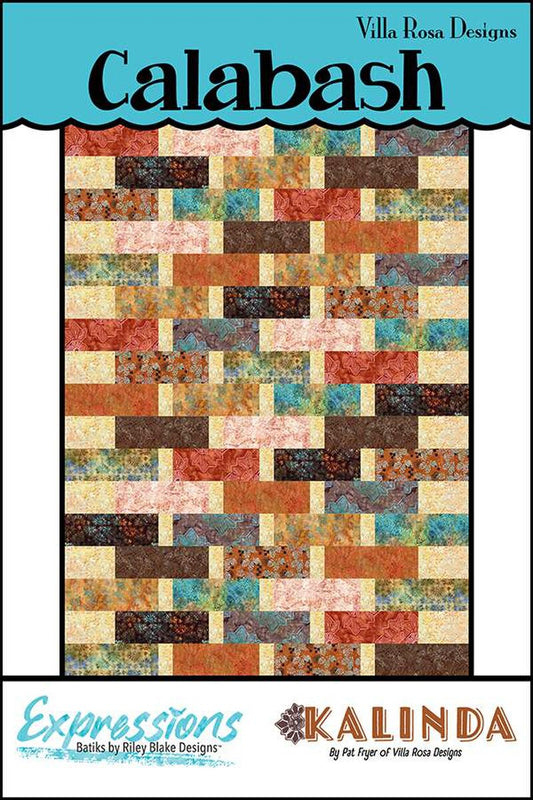 P2044 Calabash 56" x 77" Quilt Pattern by Villa Rosa Designs