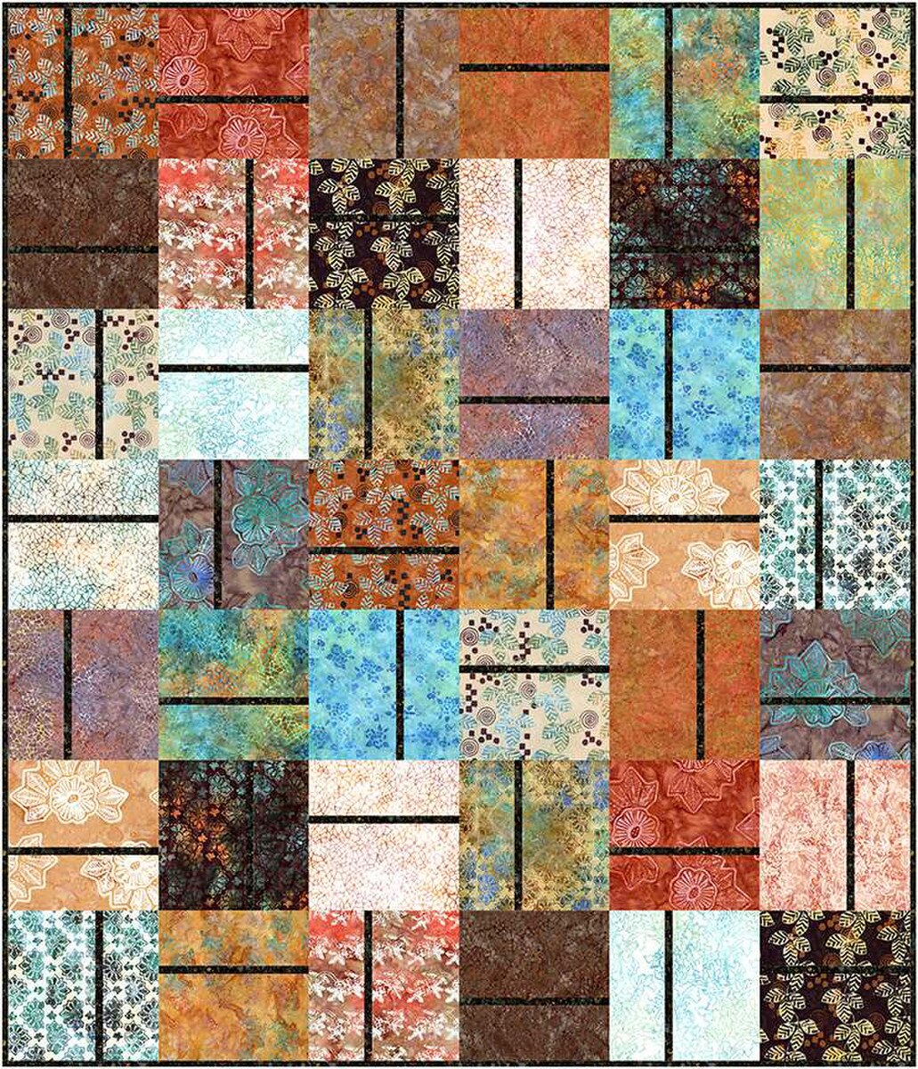 P2046 Ascot 57" x 67" Quilt Pattern by Villa Rosa Designs