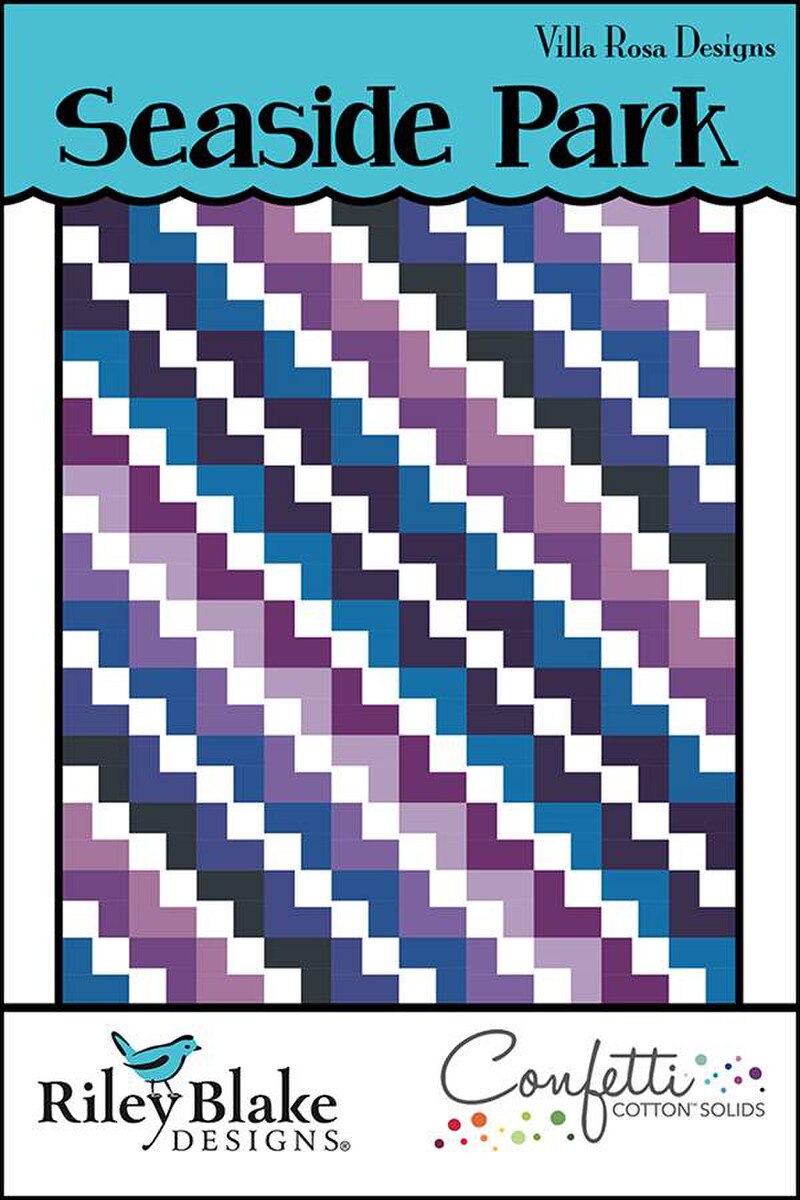 P2053 Seaside Park 55" x 66" Quilt Pattern by Villa Rosa Designs