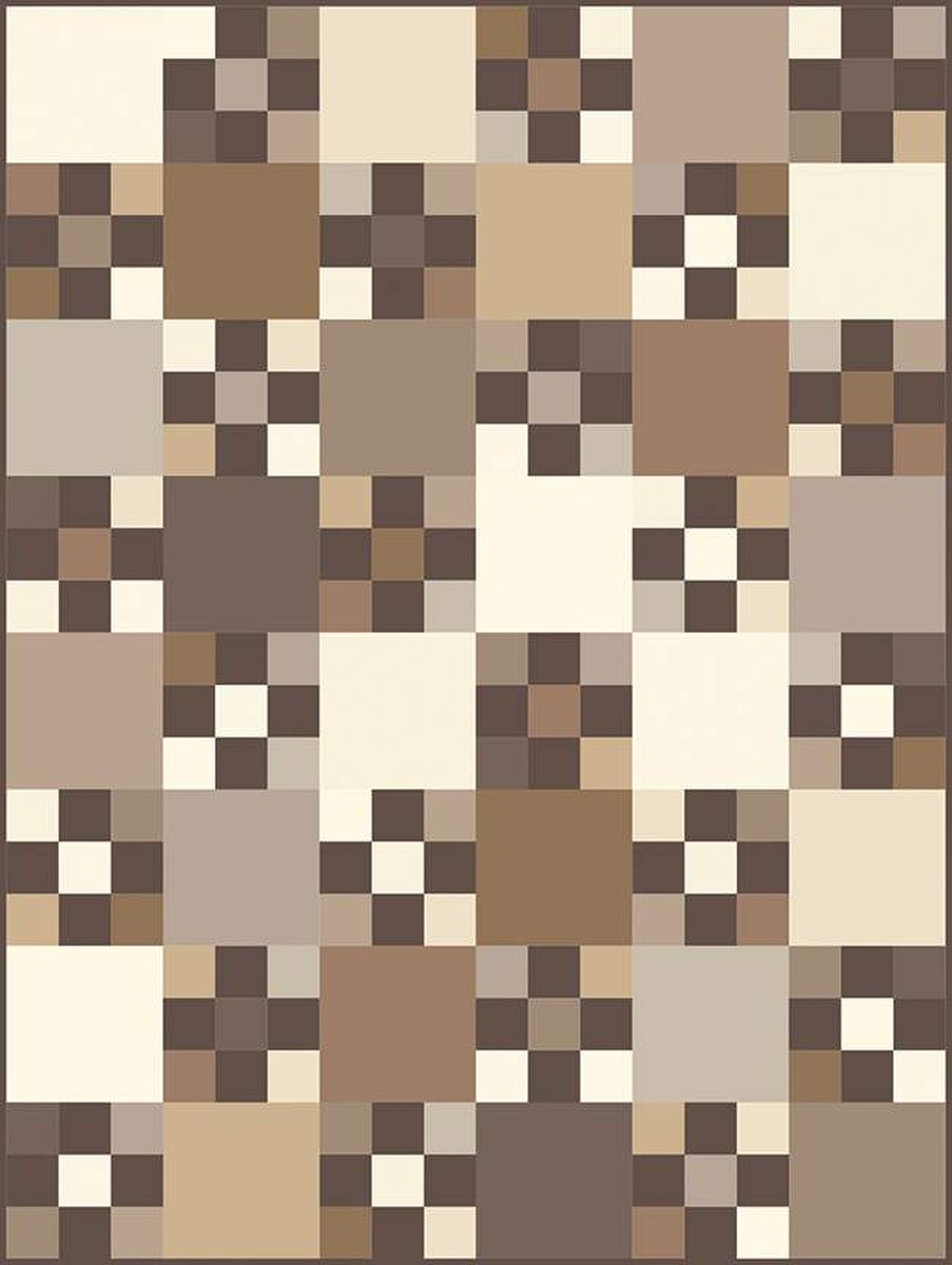 P2056 Whirlaway 54" x 72"  Quilt Pattern by Villa Rosa Designs