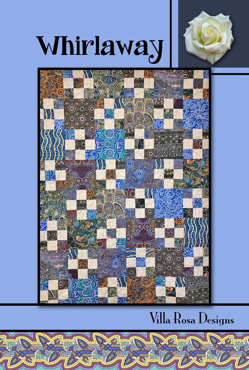 P2057 Whirlaway 54" x 72"  Quilt Pattern by Villa Rosa Designs