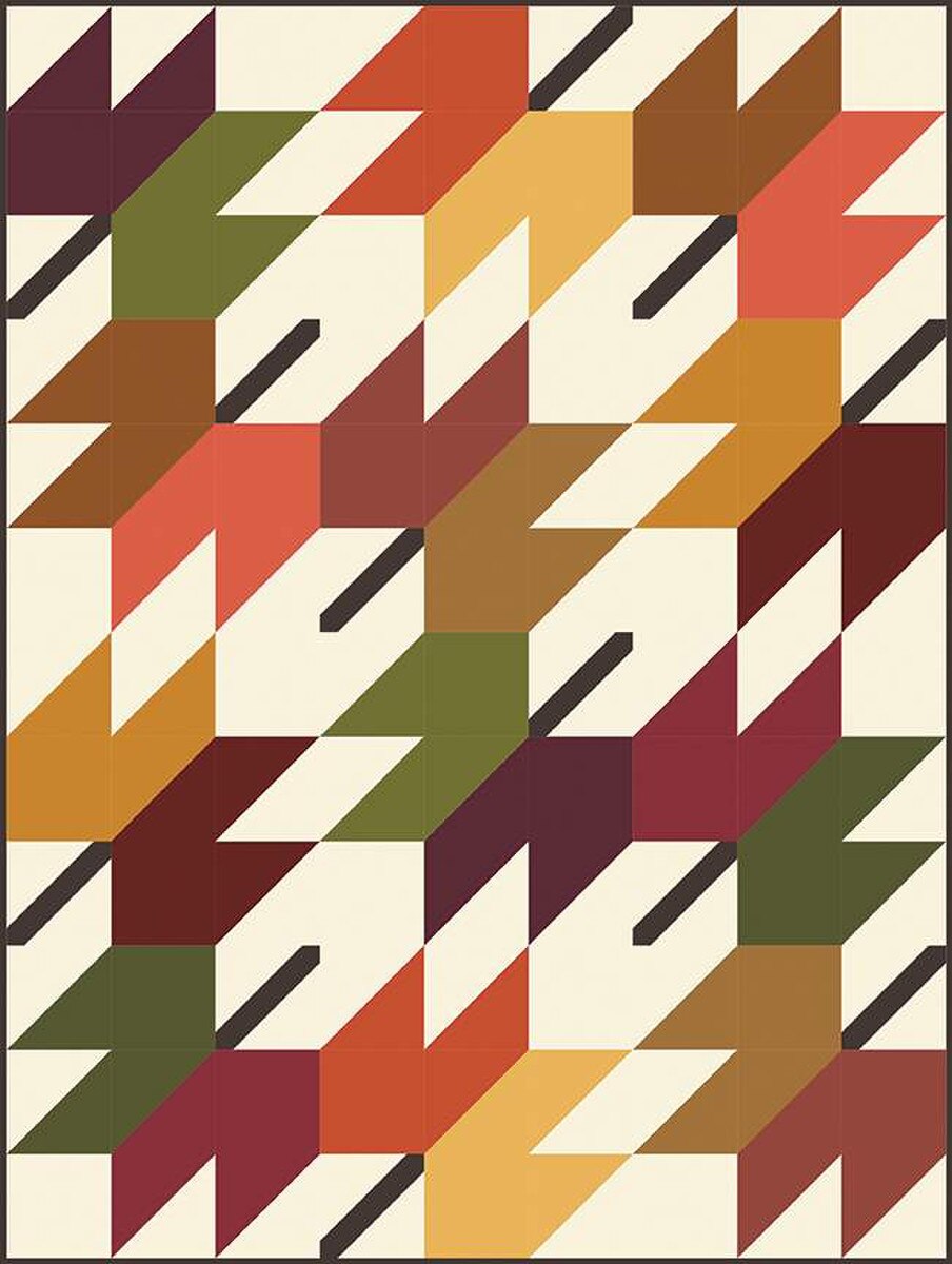 P2062 Falling 54"x72" Quilt Pattern by Villa Rosa Designs
