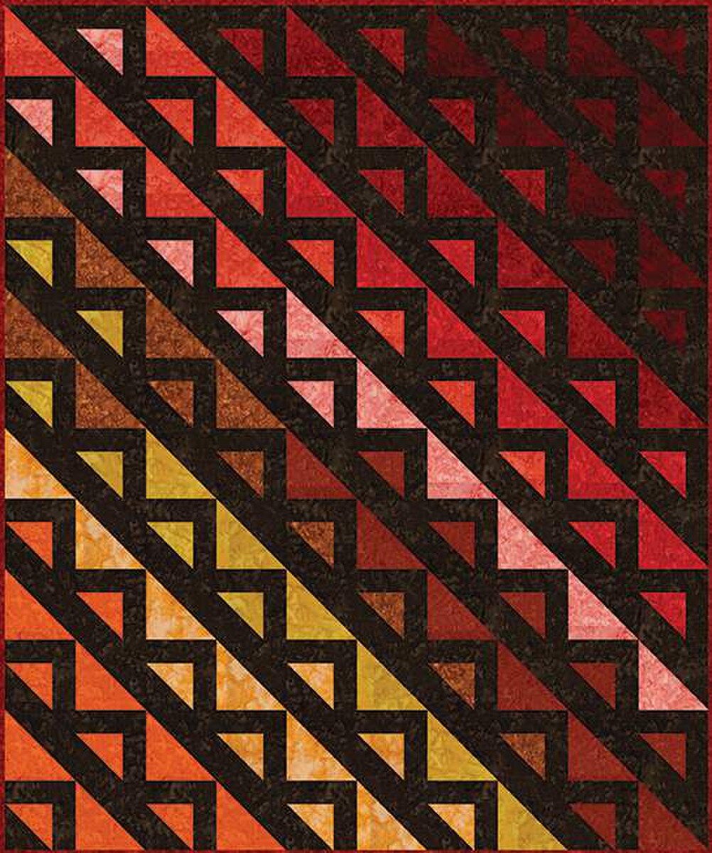 P2065 Chop 60"x72" Quilt Pattern by Villa Rosa Designs