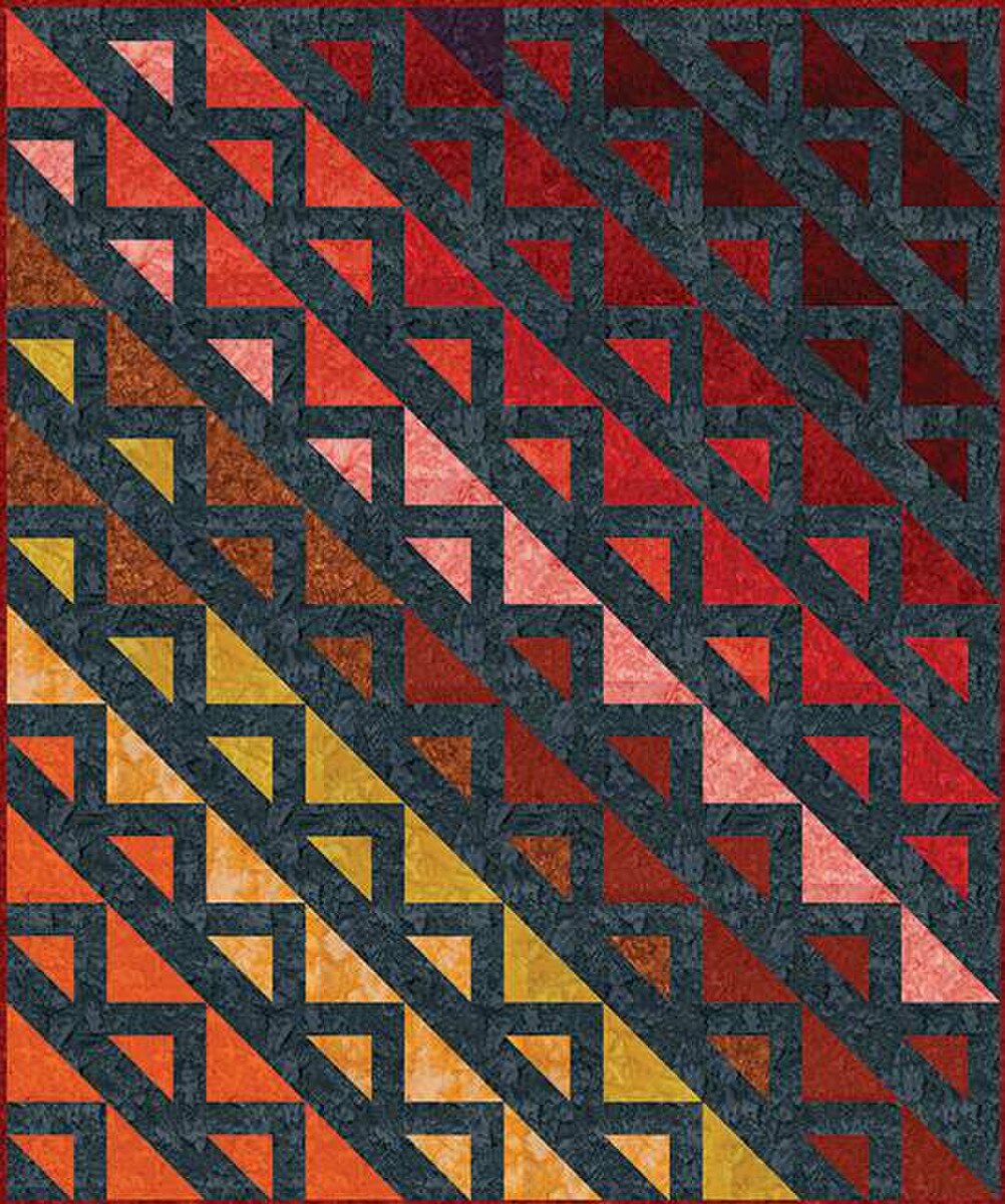 P2065 Chop 60"x72" Quilt Pattern by Villa Rosa Designs