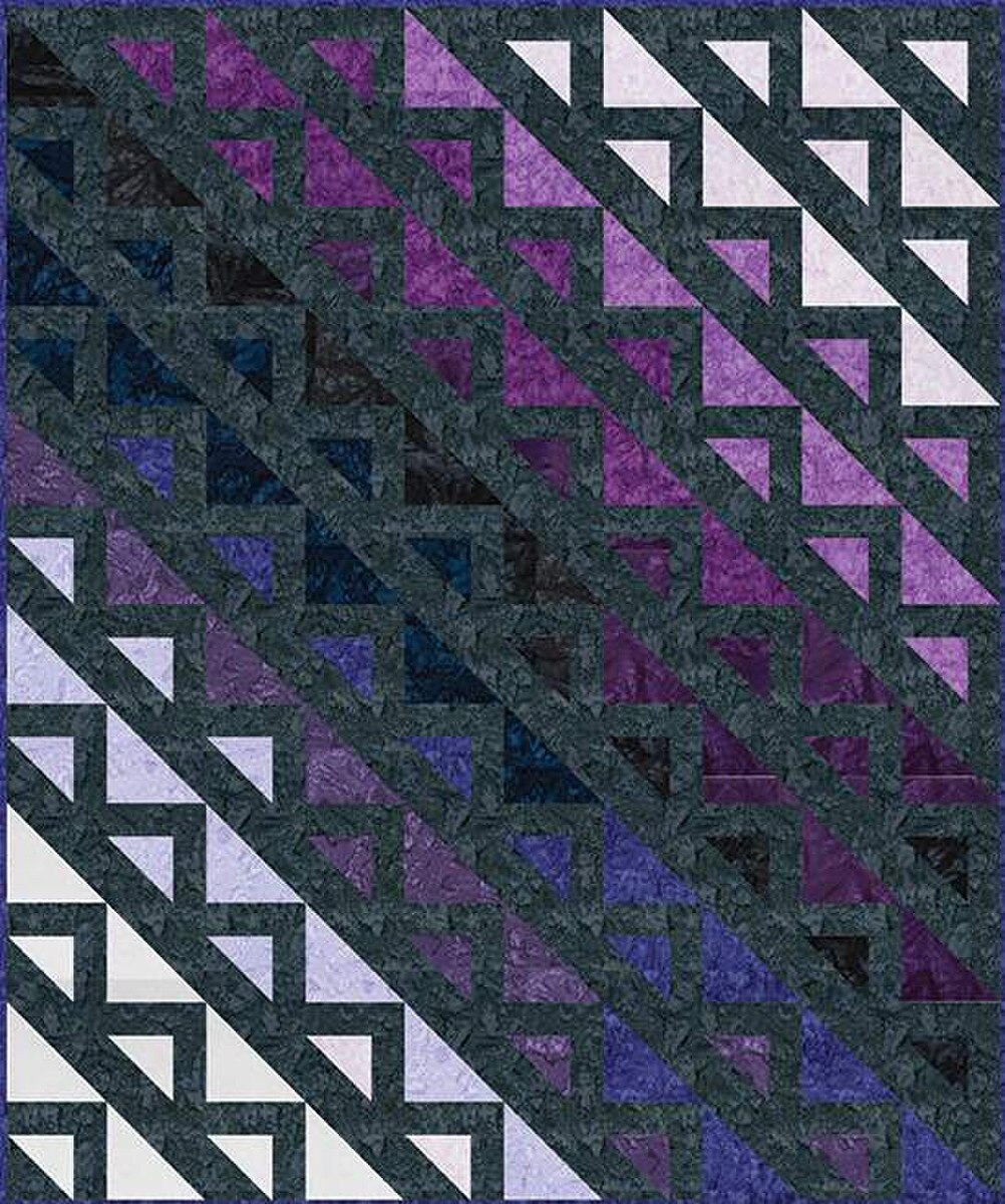 P2065 Chop 60"x72" Quilt Pattern by Villa Rosa Designs