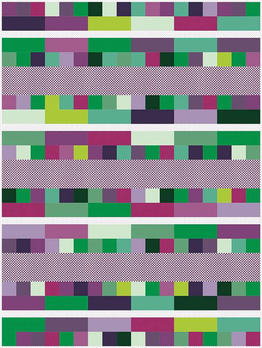 P2064 Bedazzled 54"x72" Quilt Pattern by Villa Rosa Designs