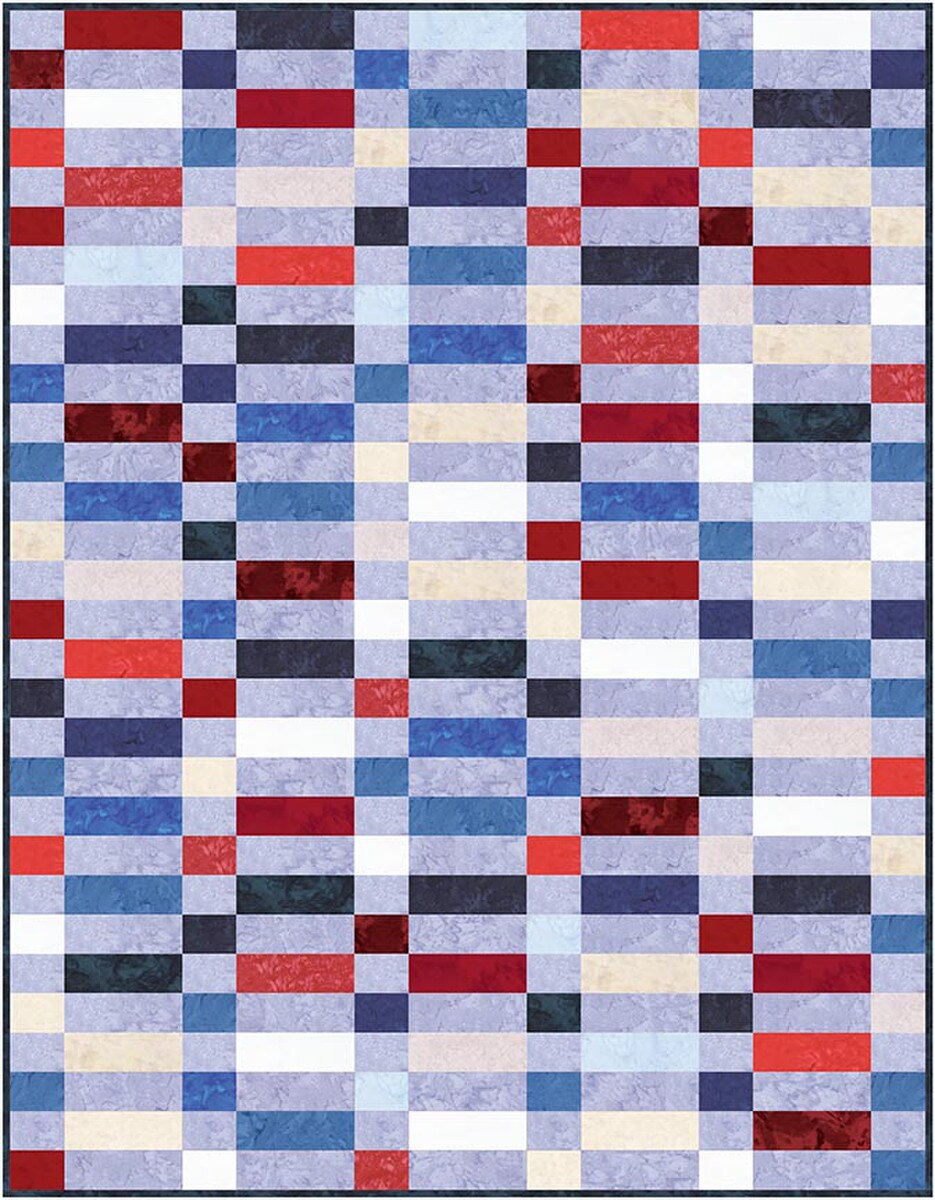 P2066 Striped Delight 48"x60" Quilt Pattern by Villa Rosa Designs