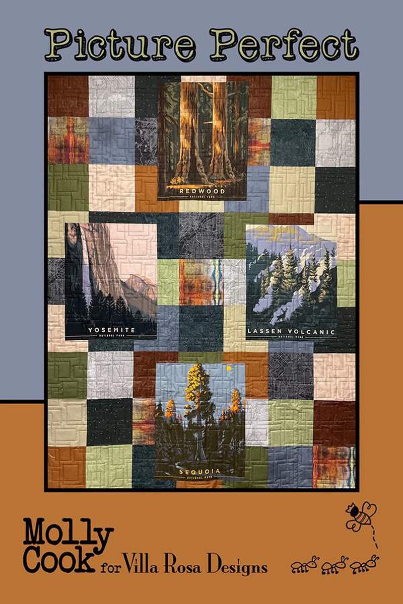 P2068 Picture Perfect 56"x72" Quilt Pattern by Villa Rosa Designs