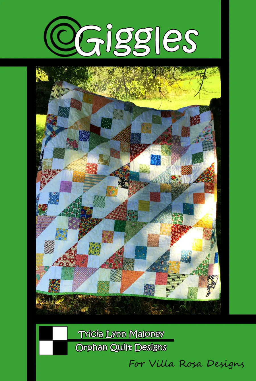 P2070 Giggles 40"x48" Quilt Pattern by Villa Rosa Designs