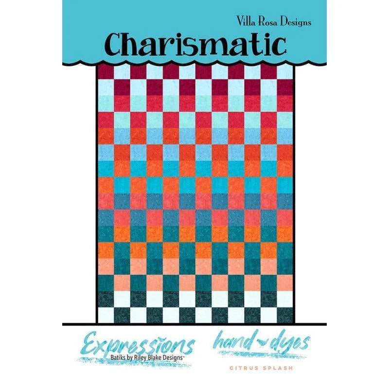 P2071 Charismatic 54"x72" Quilt Pattern by Villa Rosa Designs