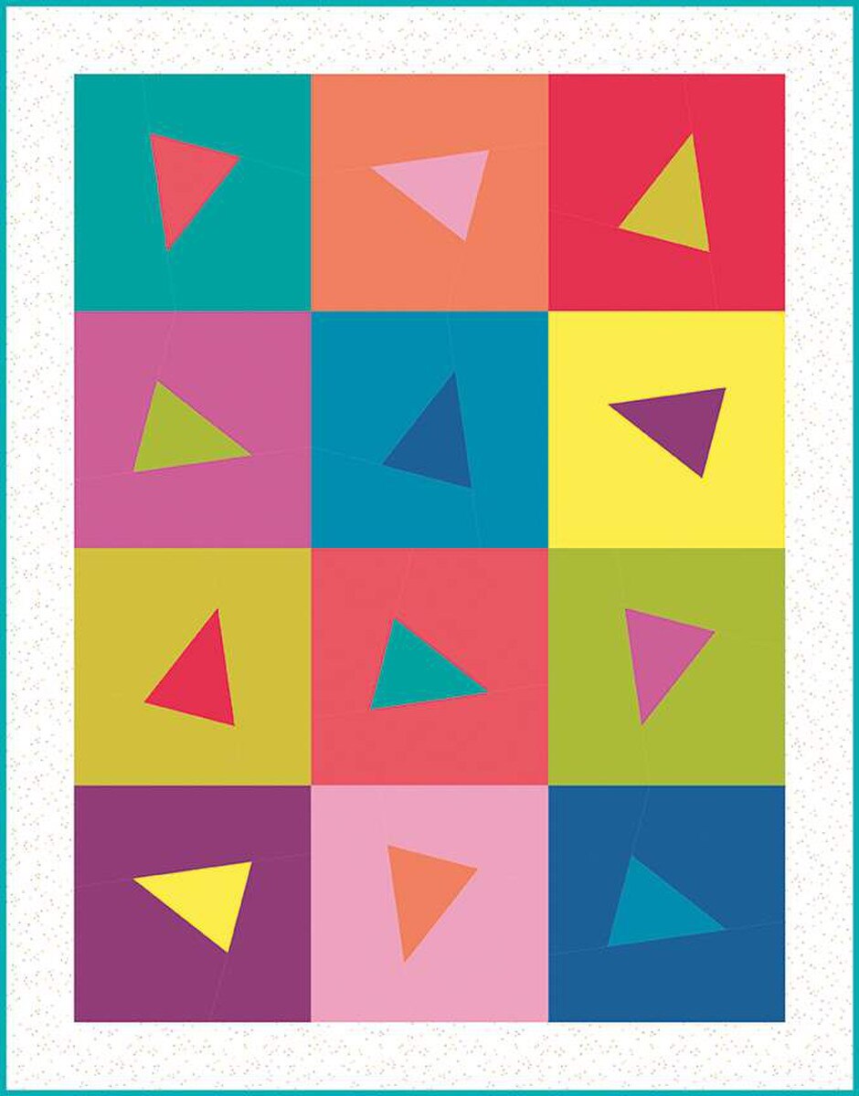 P2072 Acrobatic 42"x56" Quilt Pattern by Villa Rosa Designs