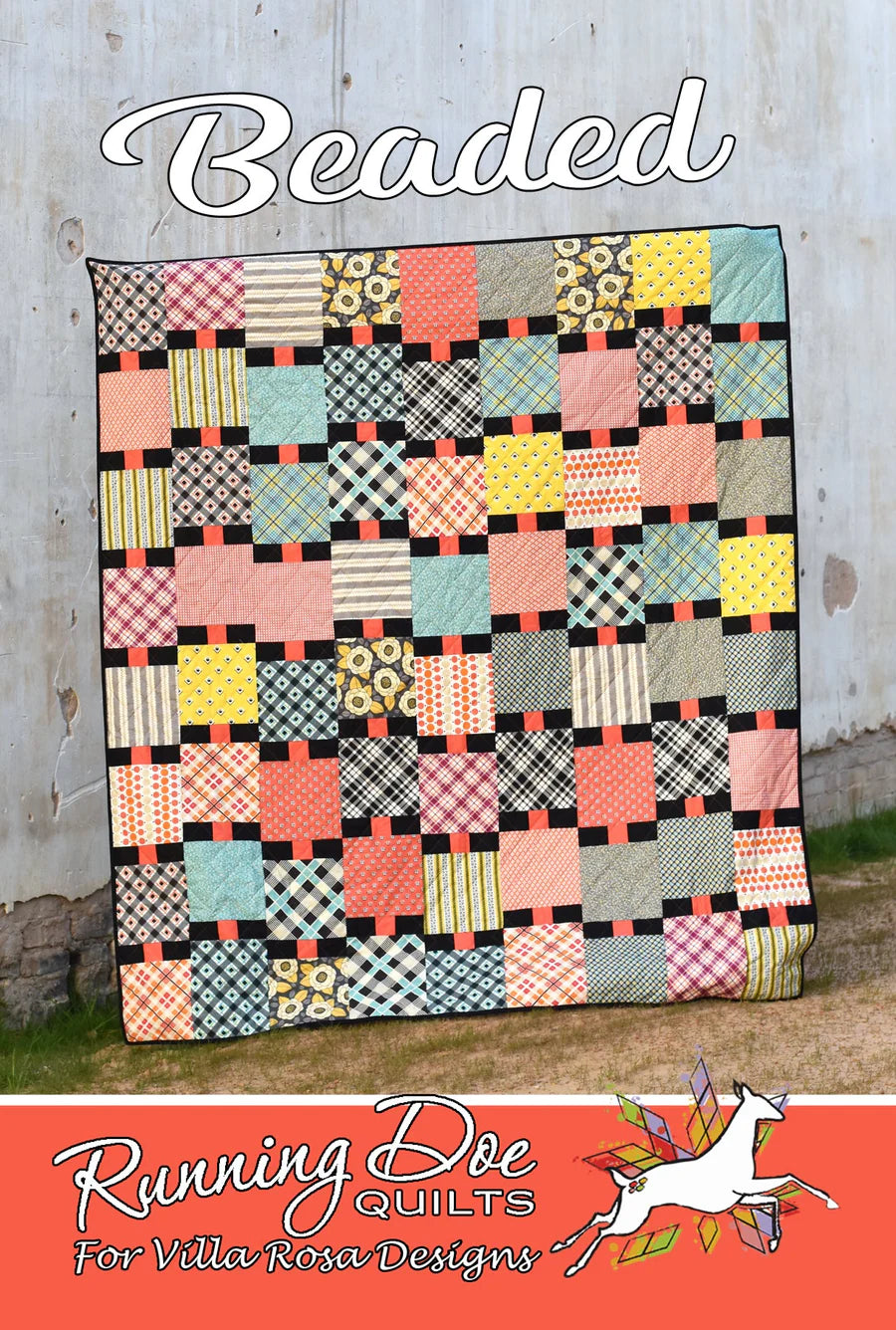 P2076 Beaded 72"x80" Quilt Pattern by Villa Rosa Designs