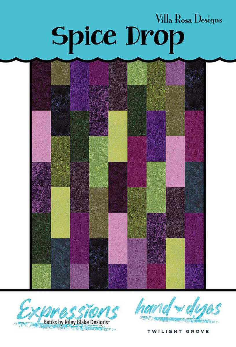 P2077 Spice Drop 54"x72" Quilt Pattern by Villa Rosa Designs