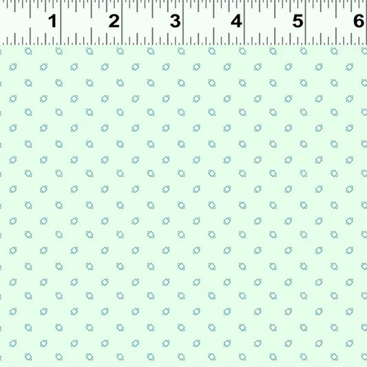 Clothworks Raised Y3420-100 Light Turquoise