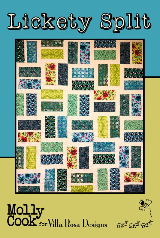P2080 Lickety Split 60"x72" Quilt Pattern by Villa Rosa Designs