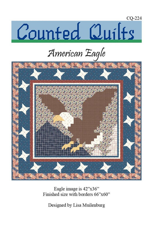P2082 American Eagle Quilt Pattern by Counted Quilts