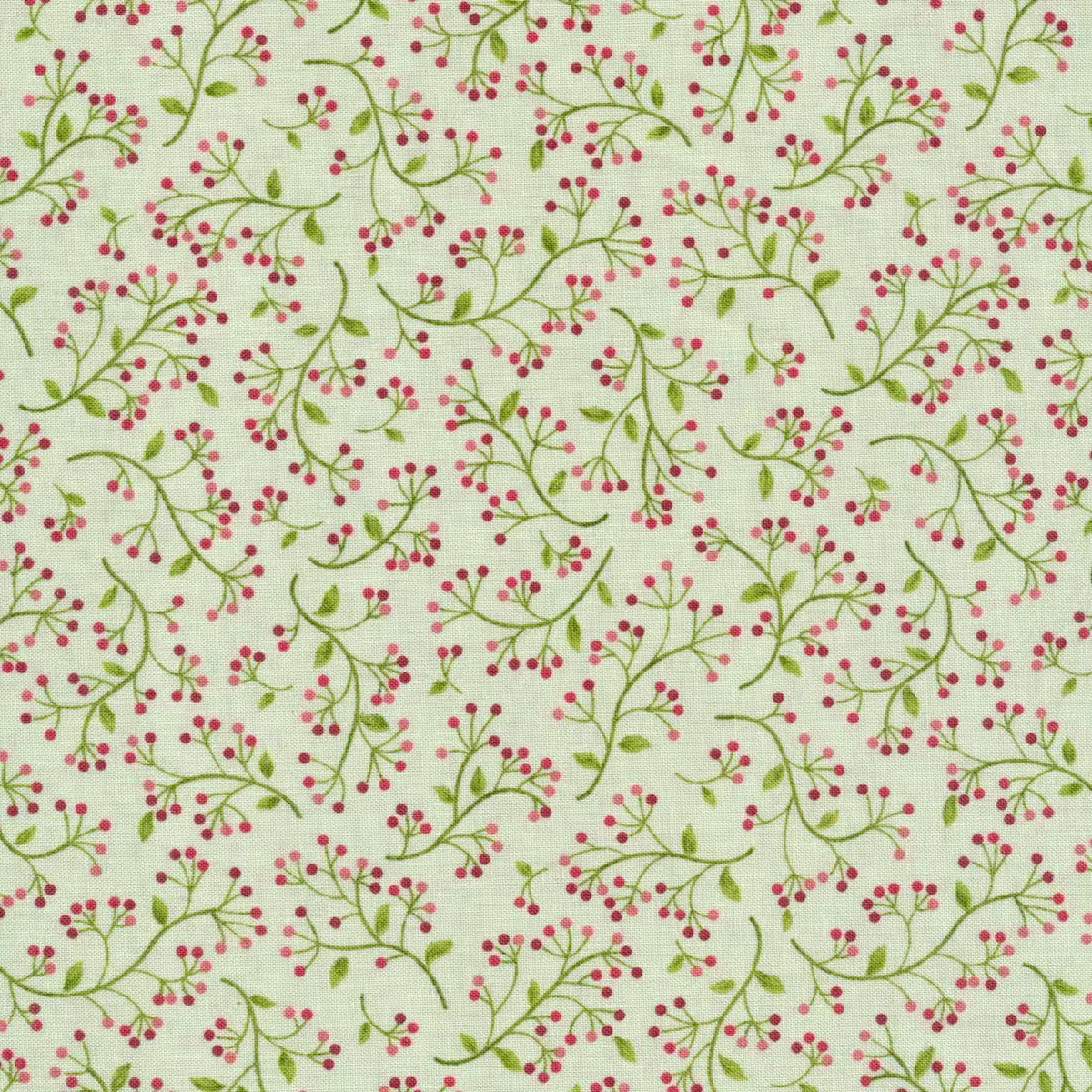 2158 Benartex Designer Fabrics Wander Lane Wild Berry Cherry 13605-40