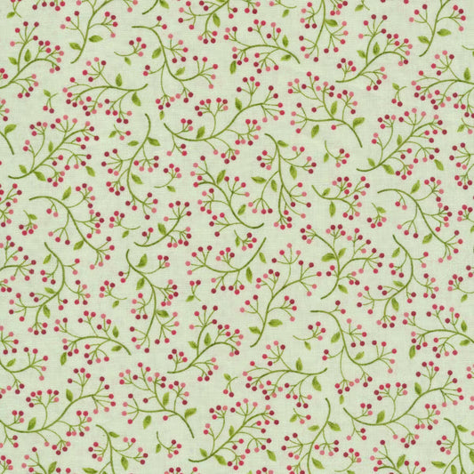 2158 Benartex Designer Fabrics Wander Lane Wild Berry Cherry 13605-40
