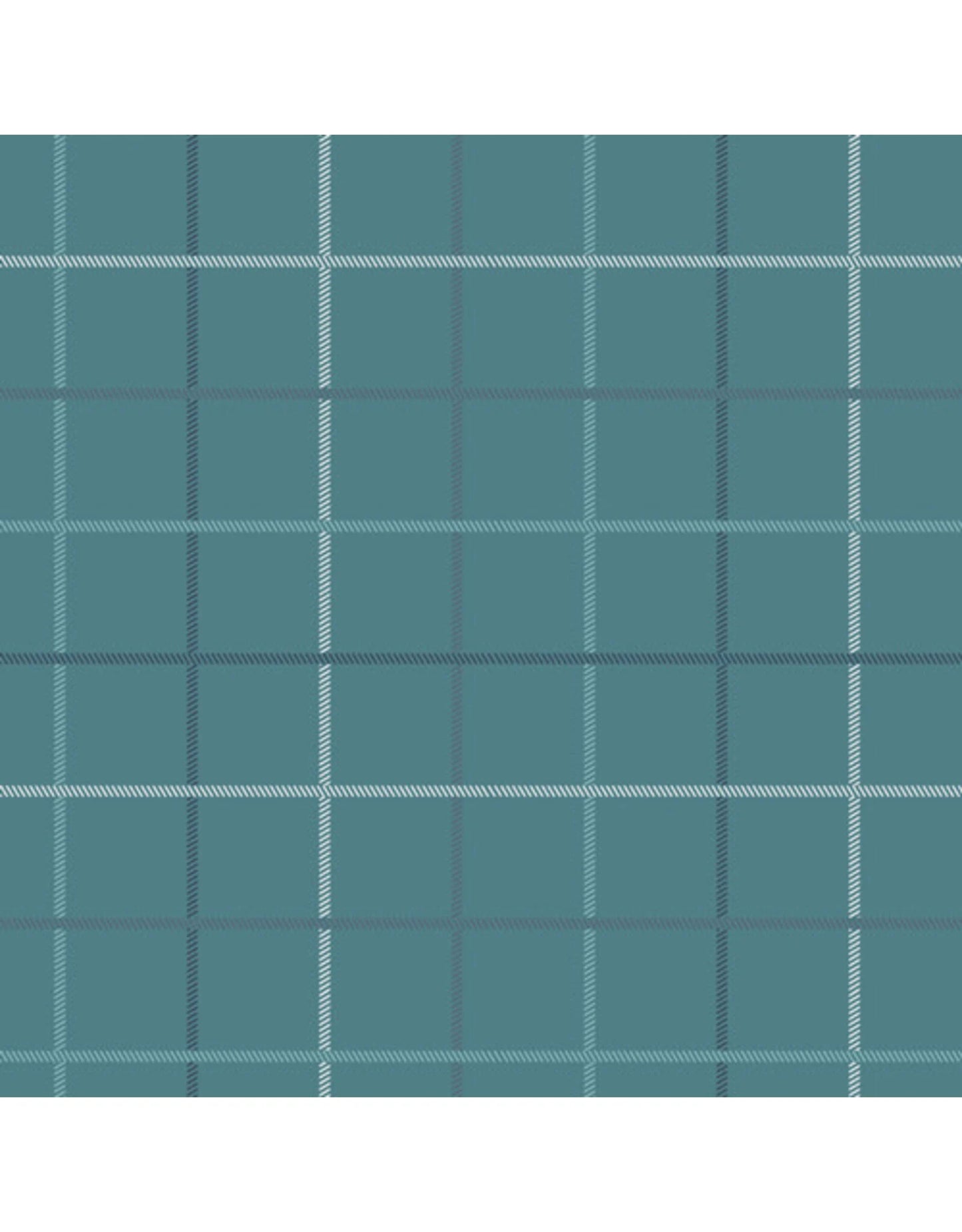 Art Gallery Snow Day Wintry Check Soft Teal SND-65409