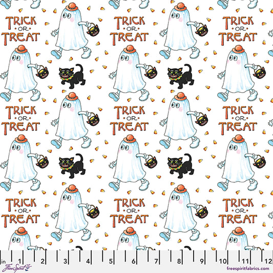 2168 FreeSpirit Mooklit Mischief Trick-Or-Treat White PWMY054