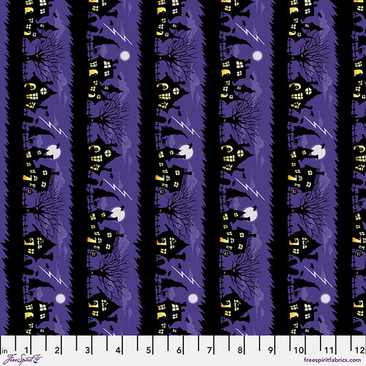 2169 FreeSpirit Moonlit Mischief Spooky Street Purple PWMY053