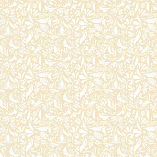 Clothworks Morning Glory Talavera  Y3559-60 Dark Butter