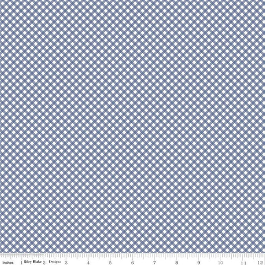 9091 Riley Blake Daisy Fields Denim C12486