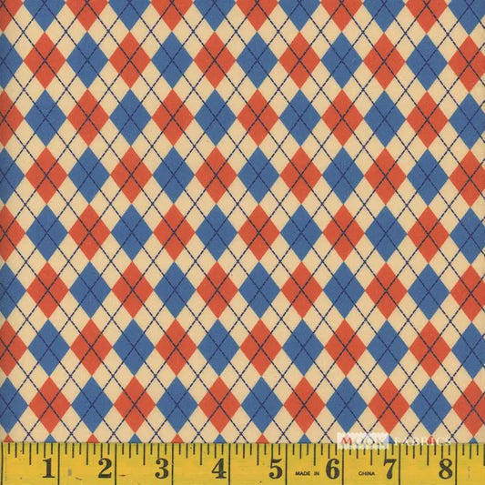 Mook Cotton Golf Argyle Plaid Retro 116243