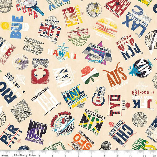 Riley Blake Pan American Main Vanilla C12120