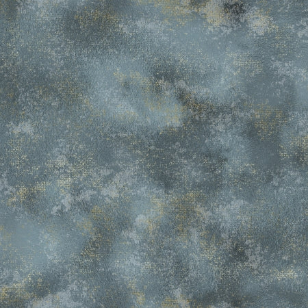 RJR Fabrics Shiny Objects Rustic Shimmer Blue Dusk Colored Metallic FF101-BL22M