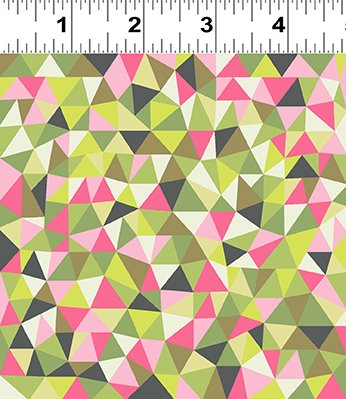 Clothworks Positively Poppies Patchwork Y3340-23 Light Olive