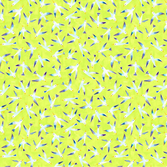 Windham Icy World Seagulls Yellow Lime 52971D-5
