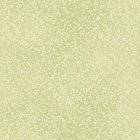 Benartex Butterfly Garden Pollen Lime 02867-41
