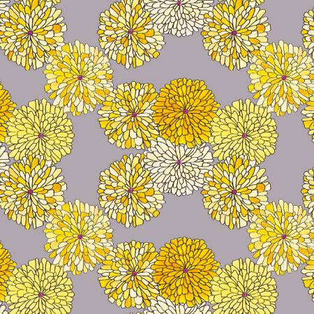 Windham Happy Chances Mums Grey 52694-3