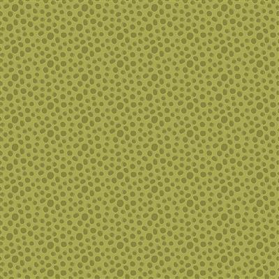 Clothworks Crocodile Smiles Polka Dot Olive Y3396-24