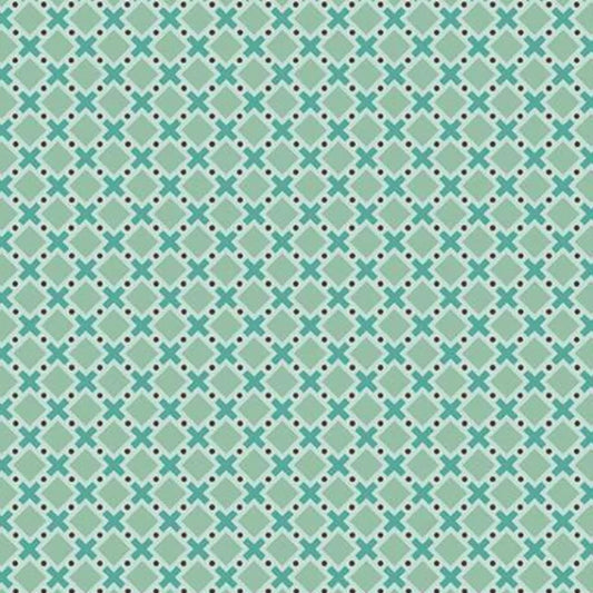 Riley Blake Bee Plaids Orchard by Lori Holt C12023 Sea Glass