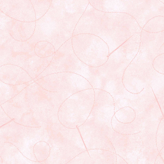 Maywood Studios Fabrics Measure Twice Needle and Thread Pink MAS9898-P