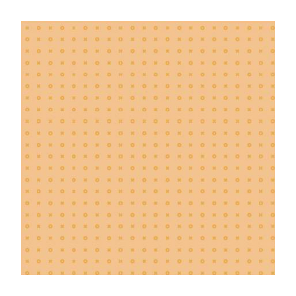 Poppie Cotton Love Hug Kiss Play Orange Blender Fabric 4 Fun LLC