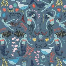 Art Gallery Sirena Siren Long Twilight Slate Blue SRN-5350