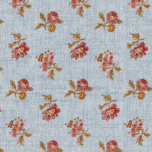 Benartex French Cottage Cherie Sky Blue 13138-54