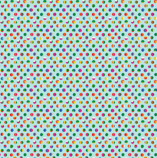 Clothworks Sleepy Time Dots Light Aqua Y3345-32