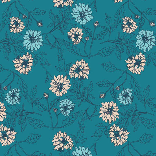 Art Gallery Everlasting Something Blue Teal EVR-86559