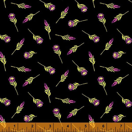 Windham Happy Chances Single Stems Black 52696-2