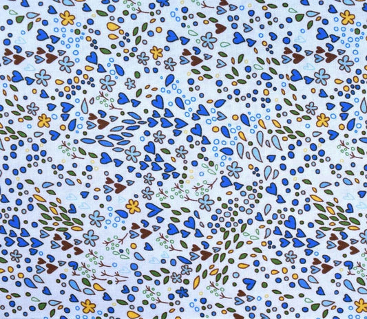 8295 Benartex Designer Fabrics Bird Song in Blue 13504